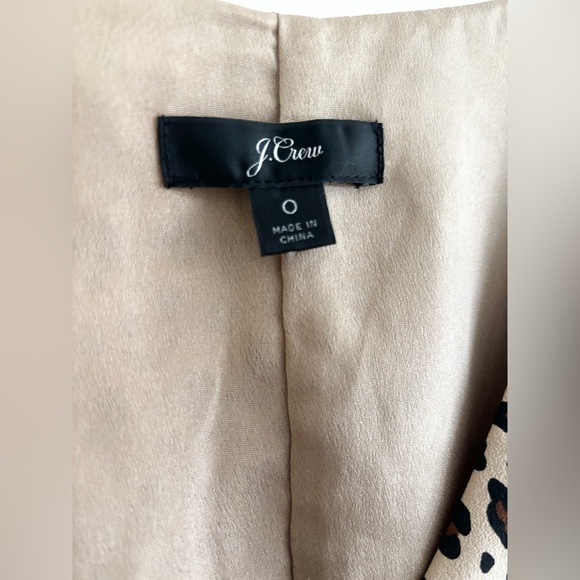 J. Crew Button-front A-line midi dress in leopard - Picture 5 of 6